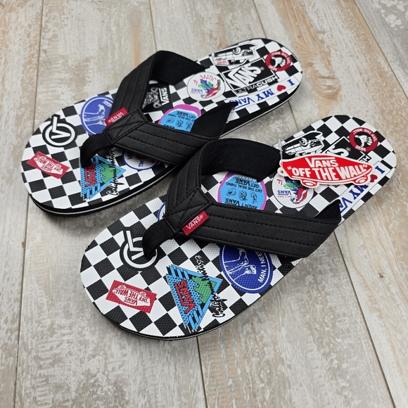 Vans T-Street Print Flip Flops - Picture 9 of 9